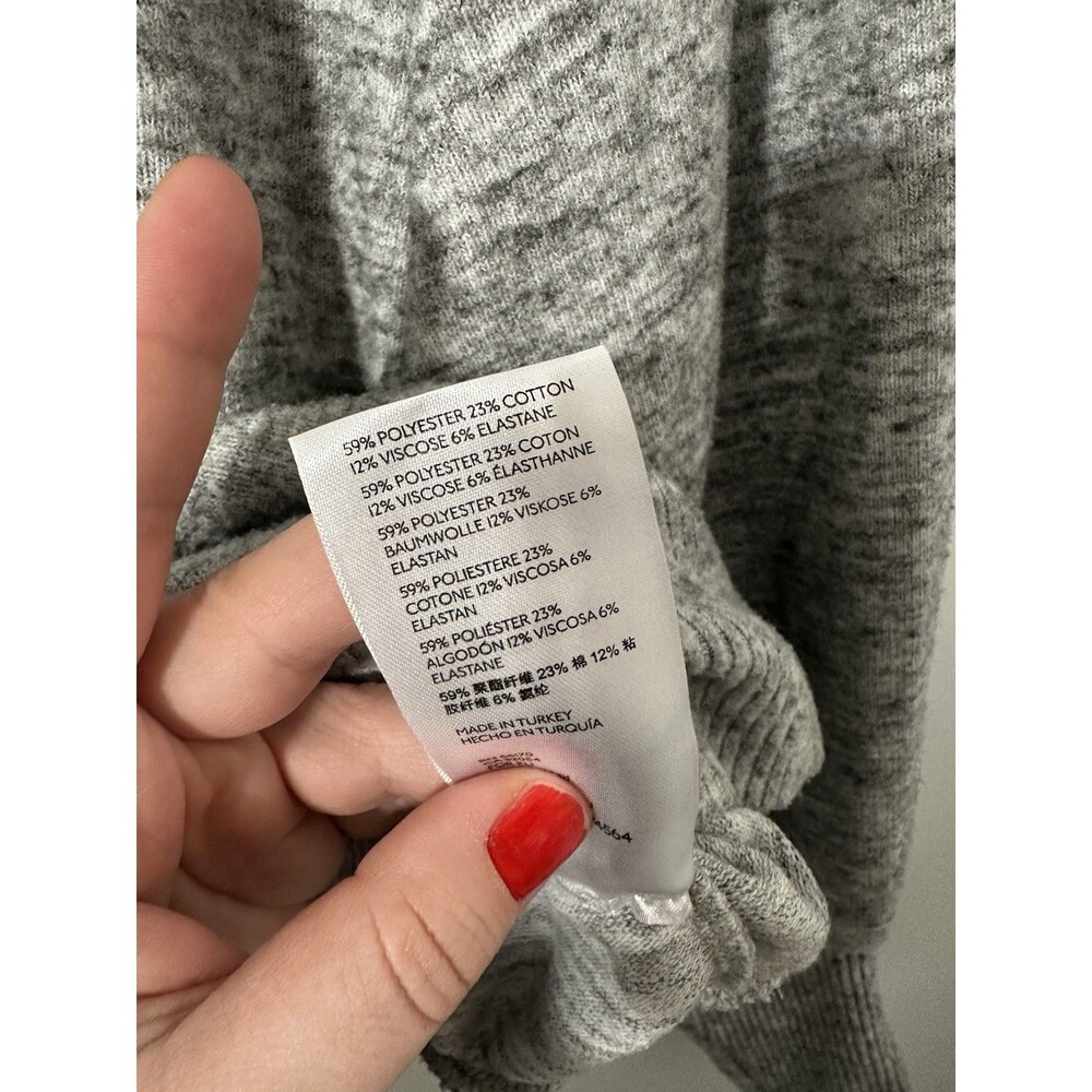 Anthropologie Gray Cowl Neck Sweater - Picture 6 of 7